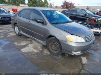  Salvage Toyota Corolla
