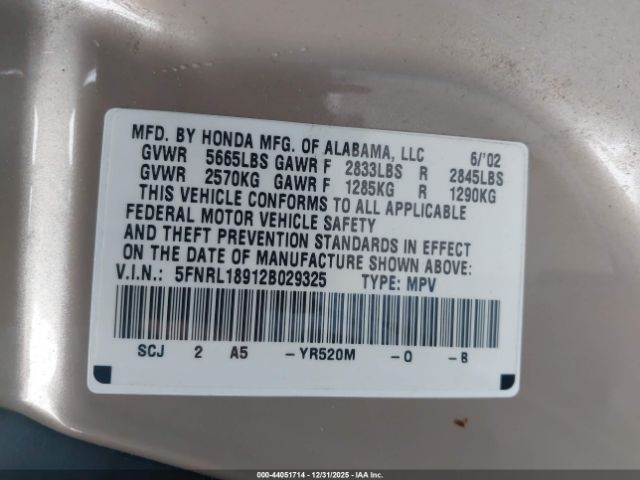 Honda Odyssey Ex-l Image 8