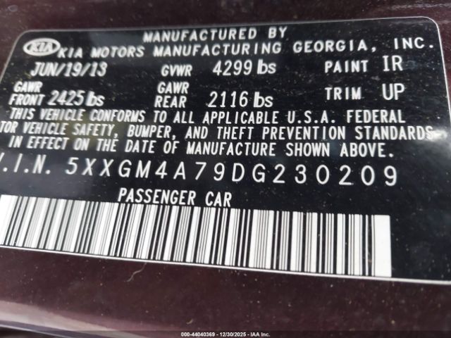 Kia Optima Lx Image 9