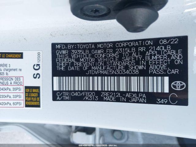 Toyota Corolla Le Image 7