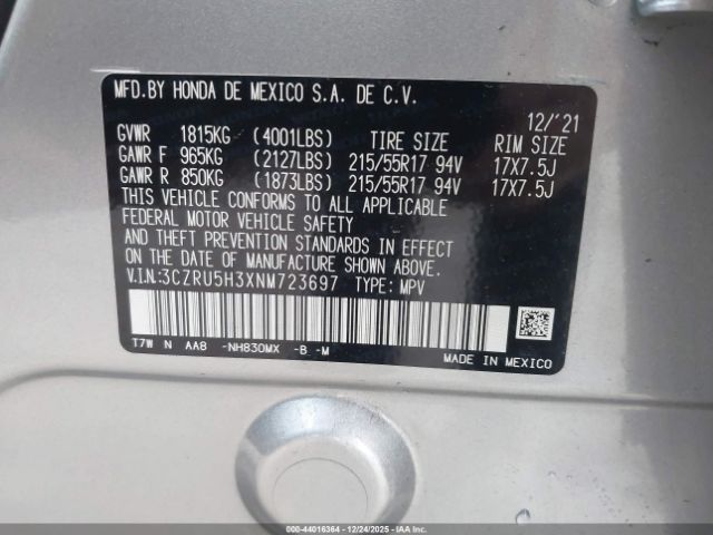 Honda HR-V 2wd Lx Image 11