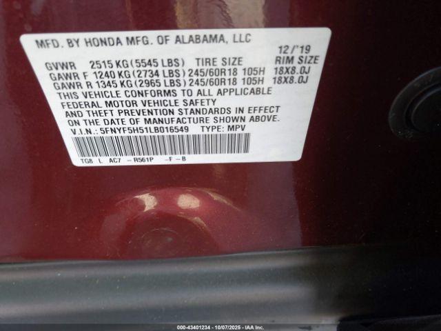 Honda Pilot 2wd Ex-l Image 15