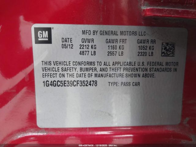 Buick LaCrosse Leather Group Image 9