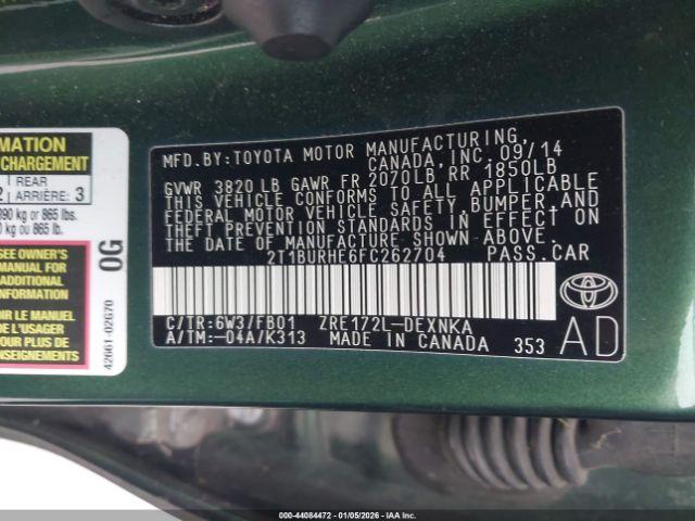 Toyota Corolla Le Plus Image 9