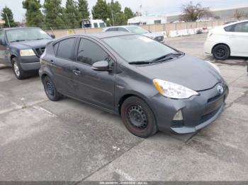  Salvage Toyota Prius c