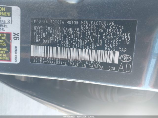 Toyota Corolla L Image 10