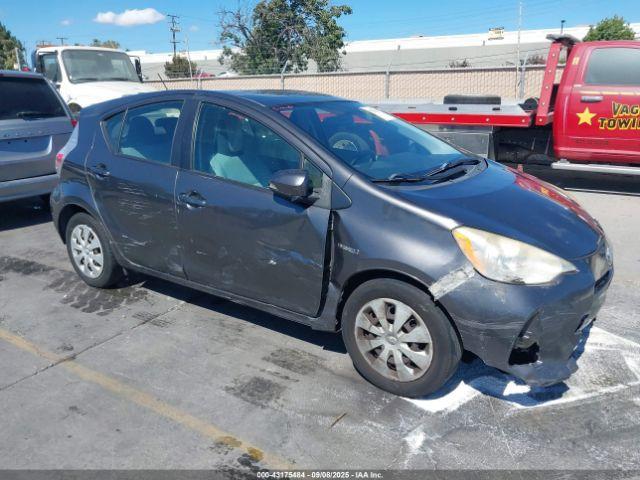  Salvage Toyota Prius c