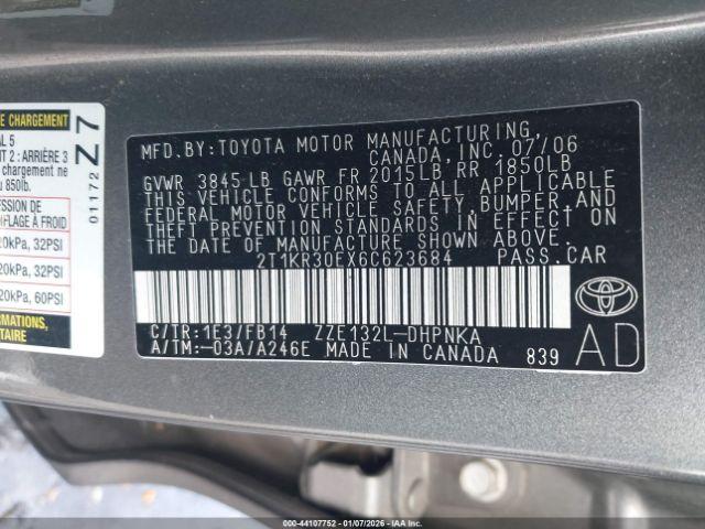 Toyota Matrix Xr Image 14