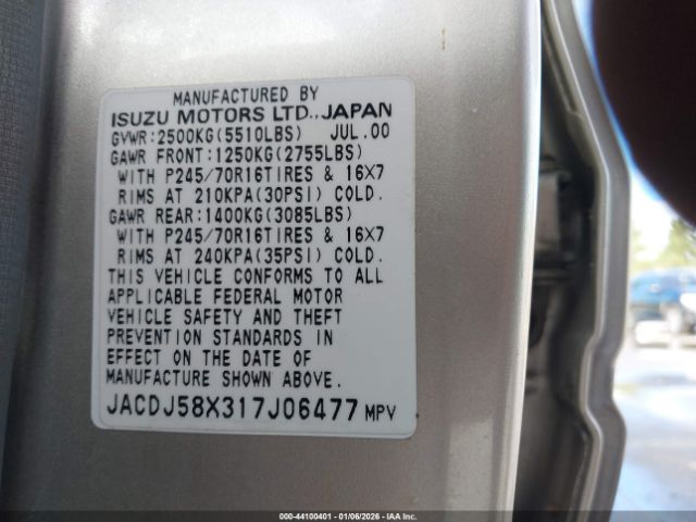 Isuzu Trooper Image 6