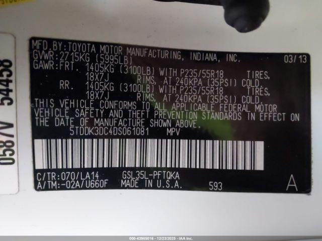 Toyota Sienna Limited 7 Passenger Image 15