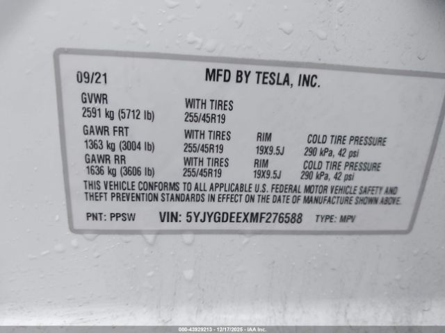 Tesla Model Y Long Range Dual Motor All-wheel Drive Image 14