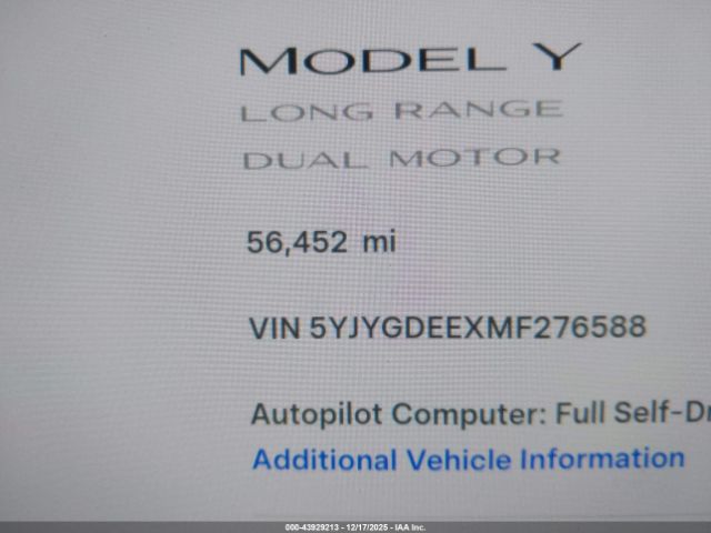 Tesla Model Y Long Range Dual Motor All-wheel Drive Image 6